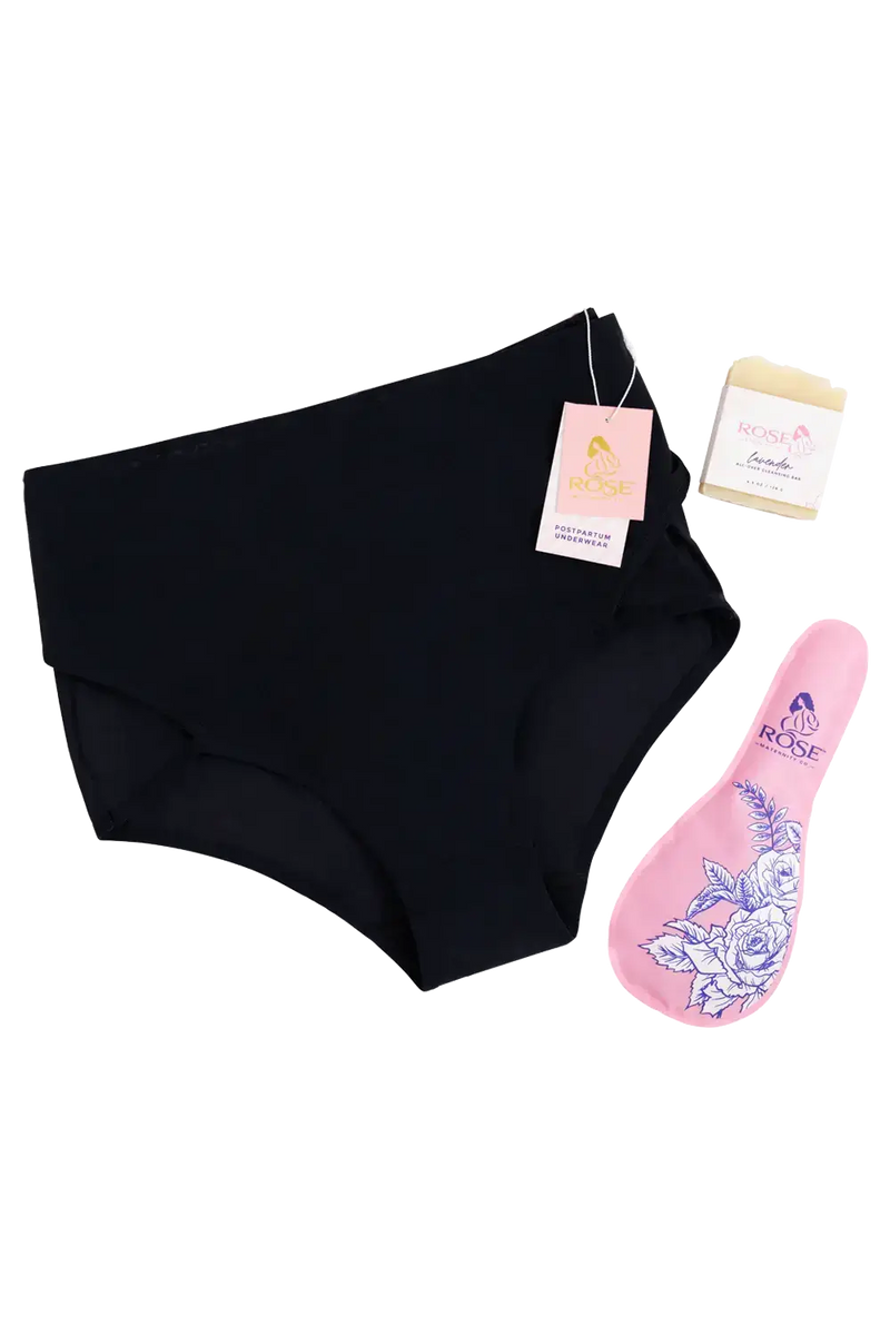 RoseRelief™ Postpartum Recovery Set – Rose Maternity Co.