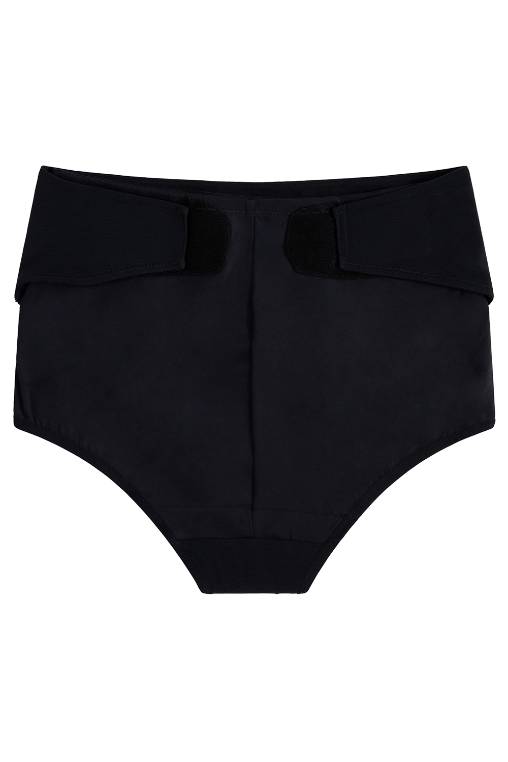 Posterior view of RoseRelief™ Postpartum Recovery Undergarment showing the adjustable wrap closure for postpartum wear.